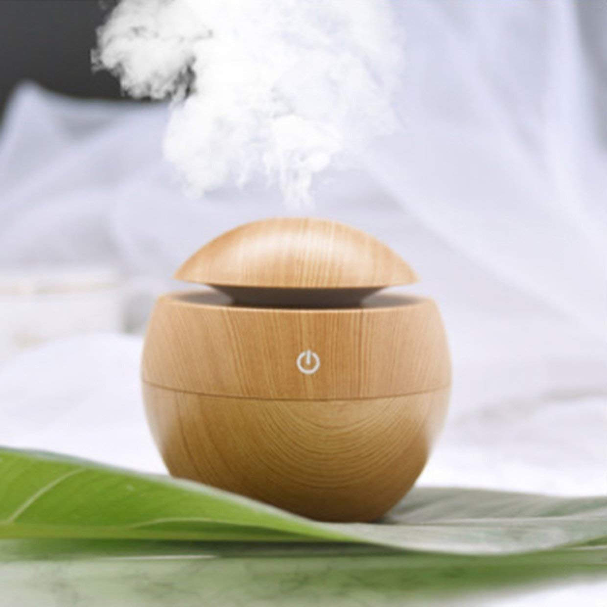 Rustic Wooden Humidifier - Relaxing mist for home and office