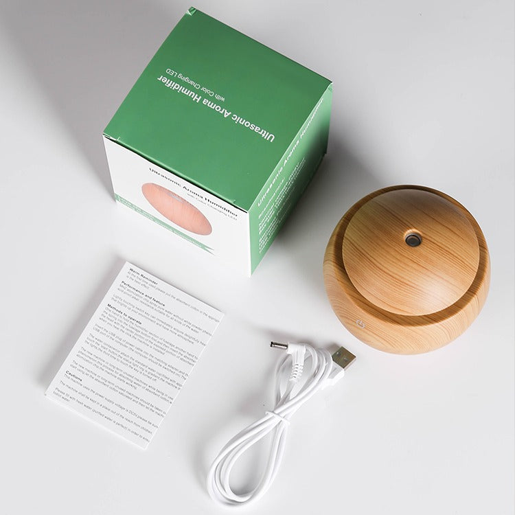 Rustic Wooden Humidifier - Relaxing mist for home and office